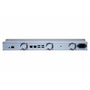 Nas qnap 431xeu 4-bay, cpu annapurna labs alpine al-314 1.7ghz quad core, 2gb ddr3 sodimm (max. 8gb), 2.5/3.5 sata 6gbps hdd (neincluse), 1x10gbe sfp+ 2xgbe lan 4xusb3.0, 1u (kit rackmount separat), psu unica fara upgrade rp, garantie 3 ani,  NAS | electropc.ro