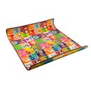 Saltea educativa cu 2 fete pentru copii, margini tesute, material: xpe, dimensiuni: 1.8m*1.5m*1.0cm,  Mobilier camera copii | electropc.ro