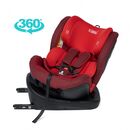 Scaun auto rotativ 360 gr cu isofix, rosu,  Scaune auto copii | electropc.ro