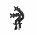 Suport dublu monitor serioux,  mm902, arc cu gaz, tilt : -45 / + 55 °, swivel: 180 °, rotatie 360 °, înălțimea maximă: 40cm, intervalul de reglare a înălțimii 25cm, grosime de susținere a clemei inferioare: 0 - 9,5cm, vesa: 75x75mm & 100x100mm, greutate m,  TV & Electronice & Gaming | electropc.ro