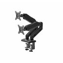 Suport dublu monitor serioux,  mm902, arc cu gaz, tilt : -45 / + 55 °, swivel: 180 °, rotatie 360 °, înălțimea maximă: 40cm, intervalul de reglare a înălțimii 25cm, grosime de susținere a clemei inferioare: 0 - 9,5cm, vesa: 75x75mm & 100x100mm, greutate m,  TV & Electronice & Gaming | electropc.ro