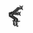 Suport dublu monitor serioux,  mm902, arc cu gaz, tilt : -45 / + 55 °, swivel: 180 °, rotatie 360 °, înălțimea maximă: 40cm, intervalul de reglare a înălțimii 25cm, grosime de susținere a clemei inferioare: 0 - 9,5cm, vesa: 75x75mm & 100x100mm, greutate m,  TV & Electronice & Gaming | electropc.ro