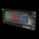 Tastatura trust gxt 830-rw avonn, gaming, neagra,  Tastaturi | electropc.ro