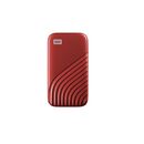 Hdd wd extern my passport, 500gb, rosu, usb 3.2,  Hard Disk-uri externe | electropc.ro
