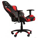Scaun gaming x by serioux, torin, ajustabil, piele sintetica, piston pe gaz, manere reglabile, baza stea cu 5 picioare, greutate maxima admisa 150kg, perne detasabile, negru si rosu,  Scaune gaming | electropc.ro