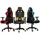 Scaun gaming x by serioux, torin, ajustabil, piele sintetica, piston pe gaz, manere reglabile, baza stea cu 5 picioare, greutate maxima admisa 150kg, perne detasabile, negru si albastru,  Scaune gaming | electropc.ro