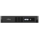 Ups njoy code 1000, 1000va/600w, frecventa: 50/60 hz, conectori: intrare 1 x iec-320 c14, iesire 8 x iec-320 c13, port de comunicare: usb, ecran lcd, avr.,  UPS | electropc.ro