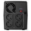 Ups njoy keen 2000, 2000va/1200w, line-interactive, 4 prize schuko cu protectie, repornire automata, reglaj automat al tensiunii,  UPS | electropc.ro