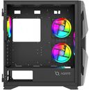 Carcasa aqirys betelgeuse midi tower, fara sursa, black,  Carcase | electropc.ro