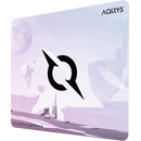 Mousepad aqirys gravity medium, fabricat din material din microfibra, dimensiuni 450 x 400 x 4 mm, alb,  Mousepad | electropc.ro