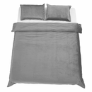 Set de pat heinner catifea king size stone,  Lenjerii de pat | electropc.ro