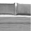 Set de pat heinner catifea king size stone,  Lenjerii de pat | electropc.ro