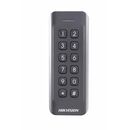 Card reader hikvision, ds-k1802ek; reads em card, with keypad; card reading frequency: 125khz; processor: 32-bit; reading range: ≤50mm (≤ 1.97"); supports wiegand(w27/w35) protocol, dust-proof, ip 65.,  Cititoare | electropc.ro
