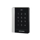 Cititor de carduri si tastatura hikvision ds-k1102aek, pro series, suporta caduri em frecventa: 125 khz, conectivitate: rs-485 si  protocol wiegand (w26/ w34), distanta de citire: ≤ 50 mm, led stare,12 taste, beeper, watchdog, alimentare: 12 vdc, dimensiu,  Cititoare | electropc.ro