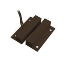 Contact magnetic nd-mc13s-b-10, culoare maro, material plastic, montare aparenta, interspatiu: 20mm, dimensiuni: 34 x 14 x 8mm, set 10 bucati,  Accesorii | electropc.ro