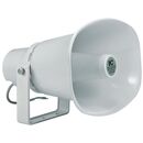 Goarna pentru exterior (waterproof horn speaker) itc t-720a, pentru sisteme de public address (pa), trepte 15w-30w @ 100v, spl(1w/1m) 103db± 3db, frequency response 300-13khz, impedance black: com green: 670Ω white: 330Ω, material abs, culoare alba, ip66,,  Difuzoare | electropc.ro