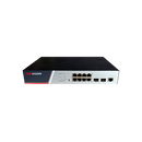 Switch hikvision ds-3e2510p(b), switching capacity 336 gbps, 8 gigabit poe electrical ports and 2 gigabit / 100m sfp optical ports, address table 8 k, support binding of ip, mac, port and vlan, dimensiuni: 280 mm × 44 mm × 180 mm, temperatura de functiona,  Switch-uri | electropc.ro