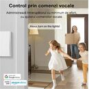 Tp-link tapo s220 intrerupator inteligent dublu (necesita hub tapo), wireless: 868 mhz, incarcare maxima: 600 w led/600w cfl/1000w inc/1000wftl/ventilator de 50 w, dimensiuni: 87.1 × 86 × 41 mm, alimentare: 2× baterii aaa 1.5 v,  Smart home | electropc.ro