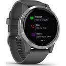 Ceas smartwatch garmin vivoactive 4, shadow gray/silver seu,  SmartWatch-uri | electropc.ro