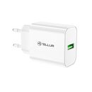 Incarcator priza tellur usb-a qc3.0, 18w, alb,  Incarcatoare baterii | electropc.ro