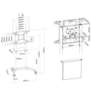 Stand mobil de podea, neomounts by newstar ns-m1250black, 37"-70", vesa max. 600x400, suporta pana la 70kg, inclinatie 5°, rotatie 90°, negru,  TV & Electronice & Gaming | electropc.ro