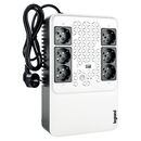 Ups legrand multiplug 600, 600va/360w, 6x german standard sockets, usb charger, baterie 1x 12v 7.2ah, 230v, tehnologie line interactiv, dimensiuni 190 x 89.5 x 296mm,  UPS | electropc.ro