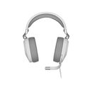 Casti gaming cu microfon corsair hs65 surround, dolby audio 7.1, over- head, 20hz - 20 khz, 32k ohms @ 1 khz, lungime cablu: 1.8m, adaptor 3.5mm la usb, alb,  Casti audio | electropc.ro