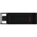 Memorie usb flash drive kingston datatraveler 70, speed: usb-c 3.2 gen1, 256gb,  Memorii USB | electropc.ro