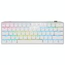 Tastatura 60% mecanica rgb k70 pro mini wireless, key switches cherry mx red, alb,  Tastaturi | electropc.ro