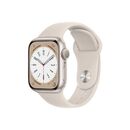 Apple watch s8 cellular 45mm starlight aluminium case with starlight sport band - regular,  SmartWatch-uri | electropc.ro