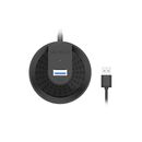 Hub extern a4tech, porturi usb-a: usb 3.0 x 4, conectare prin usb, cablu 1.0 m, negru,  Hub-uri USB | electropc.ro