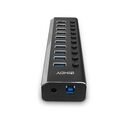 Hub lindy cu 10 porturi usb, cu buton on/off,,  Hub-uri USB | electropc.ro