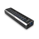 Hub lindy cu 10 porturi usb, cu buton on/off,,  Hub-uri USB | electropc.ro
