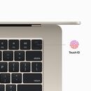 Macbook air 15.3" retina/ apple m2 (cpu 8- core, gpu 10- core, neural engine 16- core)/8gb/256gb (35w dual usb‑c port) - starlight - us kb (2023) (us power supply with included us-to-eu adapter),  Laptopuri | electropc.ro