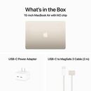 Macbook air 15.3" retina/ apple m2 (cpu 8- core, gpu 10- core, neural engine 16- core)/8gb/256gb (35w dual usb‑c port) - starlight - us kb (2023) (us power supply with included us-to-eu adapter),  Laptopuri | electropc.ro