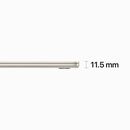 Macbook air 15.3" retina/ apple m2 (cpu 8- core, gpu 10- core, neural engine 16- core)/8gb/256gb (35w dual usb‑c port) - starlight - us kb (2023) (us power supply with included us-to-eu adapter),  Laptopuri | electropc.ro