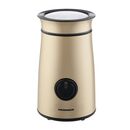 Rasnita electrica heinner hcg-150ixgd, putere 150w, capacitate 50g, interior din inox, lame din inox, sistem de siguranta, buton on/off, indicator led, auriu sidefat,  Rasnite | electropc.ro