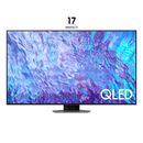 Televizor smart qled samsung 85q80c 216 cm (85") 4k ultra hd wi-fi negru,  Televizoare | electropc.ro