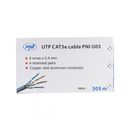 Cablu utp cat5e pni u05 cu 4 perechi pentru internet 1 gigabit si sisteme de supraveghere rola 305m,  Accesorii | electropc.ro