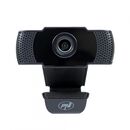 Camera web pni cw1850 full hd 1080p 2mp, usb, clip-on, microfon stereo incorporat, senzor:  cmos 1/3", unghi vizualizare: 90°, lentila: 3.6mm, dimensiune / greutate: 78 x 33 x 33 mm / 119 g, focus manual.,  Camere Web | electropc.ro