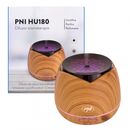 Difuzor aromaterapie pni hu180 pentru uleiuri esentiale, cu ultrasunete, 400 ml, timer, 7 culori led, inchidere automata, wood grain, putere: 9w, capacitate rezervor: 400ml, dimensiune: 165 x 165 x 140 mm, suprafata recomandata: 20-30mp.,  Decoratiuni | electropc.ro