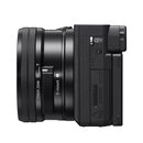 Kit sony alpha a6400 mirrorless 24.2mp, iso 32000 (extins: 102400), 1/4000s, 4k @30fps, sd/sdhc/sdxc, rafala 11cps, wifi/bluetooth/nfc, senzor aps-c, montura sony e, obiectiv 16-50mm, f3.5-5.6,  Aparate foto Mirrorless | electropc.ro