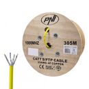 Pni-sftp07m - cablu s/ftp cat7 pni sf07 la metru 10gbps, 1000mhz, pentru internet si sisteme de supraveghere, cupru.,  Accesorii | electropc.ro