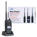 Statie radio portabila vhf/uhf pni p15uv dual band, pni-p15uv, 144-146mhz/430-440mhz, 999ch, cu acumulator 1500 mah, canale programabile: 999, pas frecventa: 2.5/5/6.25/10/12.5/25khz, capacitate baterie: 1500mah li-ion, antena: 50 ohmi, dimensiuni:  57 x ,  Radio cu ceas & portabile | electropc.ro