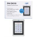 Tastatura control acces pni dk110, stand alone, exterior si interior, ip54, tastatura iluminata, aliaj de zinc, ip54, cititor card, dimensiuni: 75 x 120 x 25 mm / 380 gr,,  Incuietori | electropc.ro
