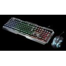 Kit tastatura + mouse trust gxt 845 tural gaming, negru,  Kit mouse tastatura | electropc.ro