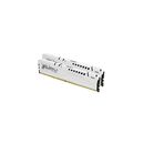 Memorie ram kingston, dimm, ddr5, 32gb, 5200mhz, cl40, 1.35v, fury beast white, rgb, kit of 2,  Memorii RAM Desktop | electropc.ro