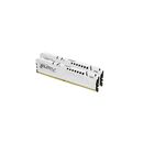 Memorie ram kingston, dimm, ddr5, 64gb, 6000mhz, cl40, 1.35v, fury beast white, kit of 2,  Memorii RAM Desktop | electropc.ro
