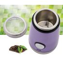 Rasnita electrica heinner hcg-150mov, catacitate 50g, putere 150w, interior din inox, lamne din inox, sisdtem de siguranta, buton on/off, mov sidefat,  Rasnite | electropc.ro