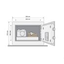 Seif yale standard rezidential mini ysv/170; se livreaza cu 2 chei; se blocheaza la introducerea consecutiva a 3 coduri personale gresite ; usor de actionat cu cod personal; mai mult de 100 000 de combinatii culoare negru,  Seifuri | electropc.ro